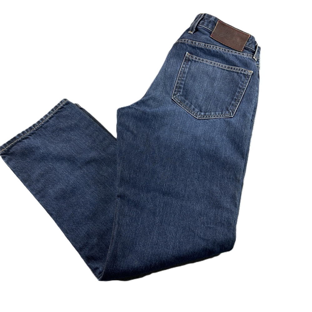 Johnston & Murphy Jeans Mens 33x32 Blue Straight Leg 100% Cotton Denim Classic